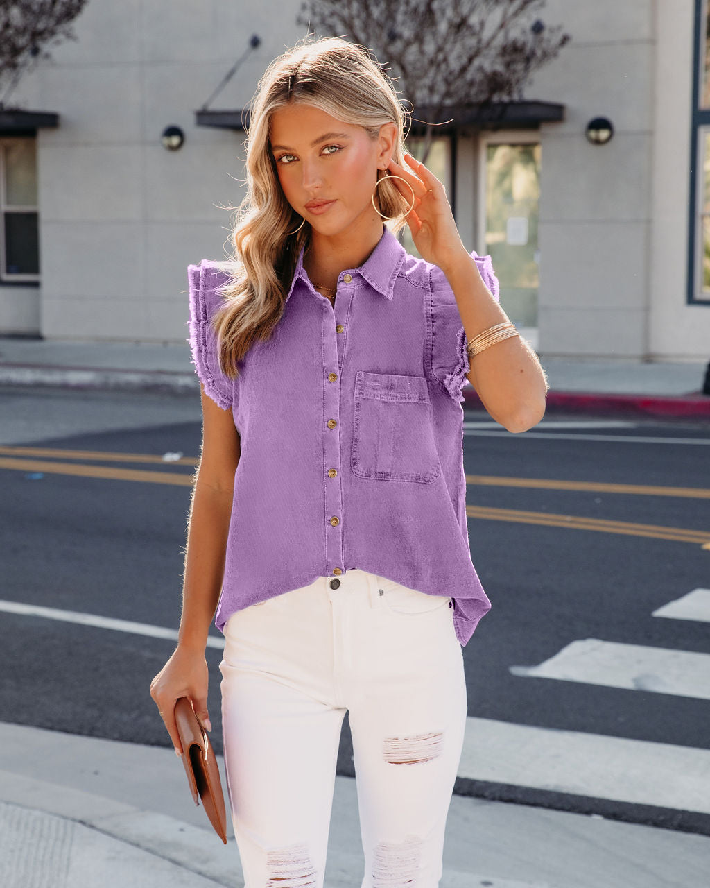 Lamoderoyale™ | ColorPop Denim Gömlek
